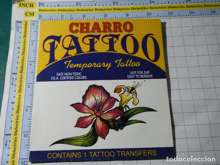 pegatina tatuaje de marcas de ropa. charro tatt - Buy Antique and  collectible stickers on todocoleccion