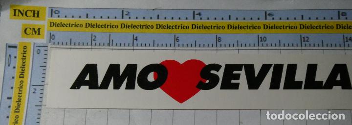 Collection stickers: PEGATINA DE TURISMO. YO AMO SEVILLA. 185