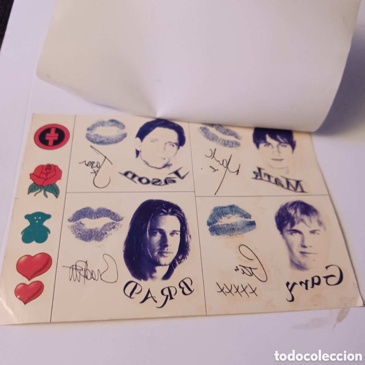 Pegatinas de colecci&oacute;n: Tatuajes calcamonias revista S&uacute;per Pop superpop a&ntilde;os 90