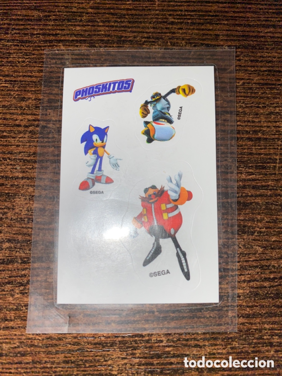 Pegatinas de colecci&oacute;n: Pegatinas Sonic The Hegdehog Phoskitos Sega Doctor Eggman Cromo Stickers 2023