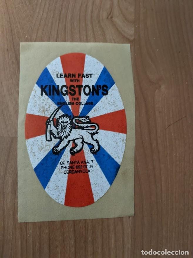 Sammlung von Aufklebern: ANTIGUA PEGATINA ESCUELA DE INGL&Eacute;S KINGSTON'S