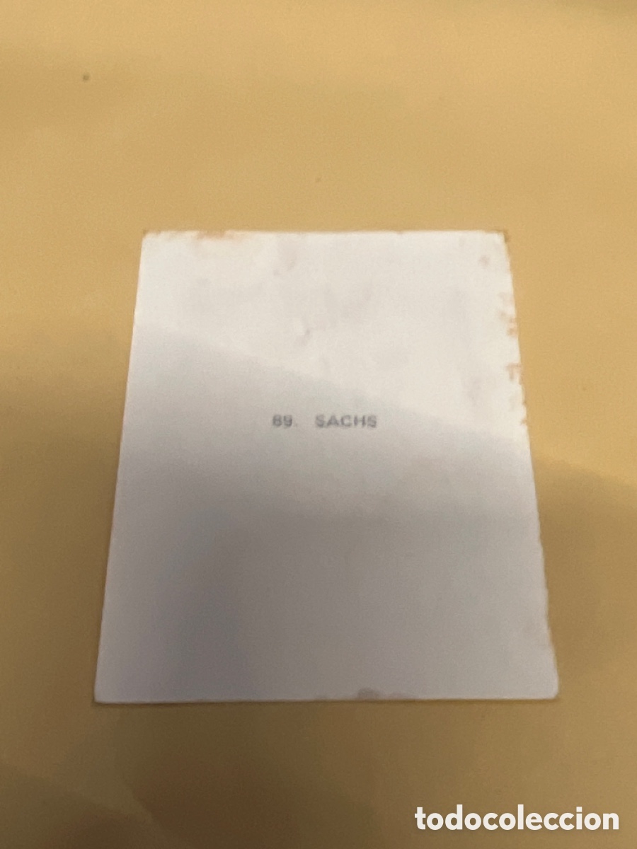 Pegatinas de colecci&oacute;n: T1/E2/162. PEGATINA 89 SACHS - Foto 2