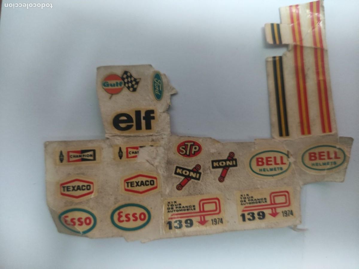 Pegatinas de colecci&oacute;n: Lote pegatinas peque&ntilde;as para pegar en coches