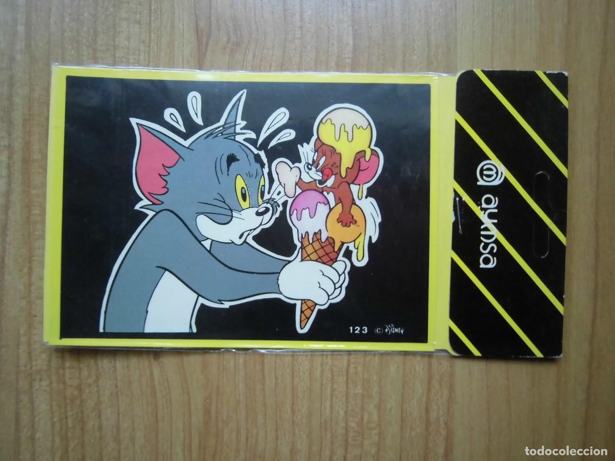 Pegatinas de colecci&oacute;n: PEGATINA TOM Y JERRY AYMSA CROPRIDA A&Ntilde;OS 80