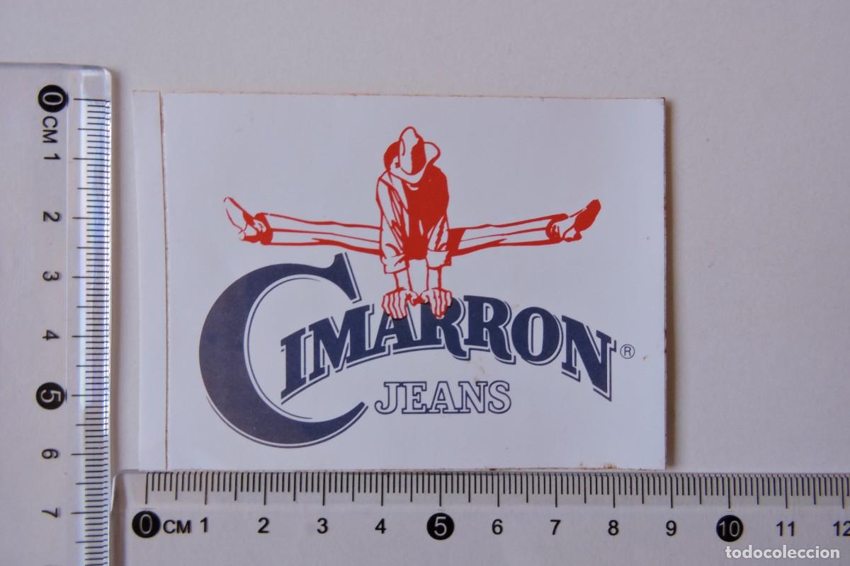Adesivi di collezione: PEGATINA CIMARRON JEANS, MARCA DE ROPA, 8 X 6CM... L6676