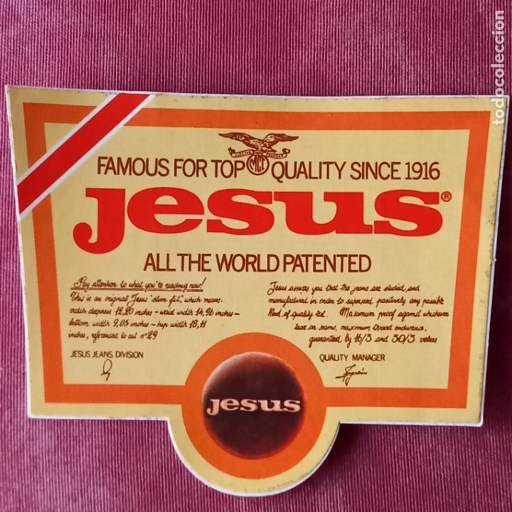 Pegatinas de colecci&oacute;n: Pegatina Jesus - Foto 1