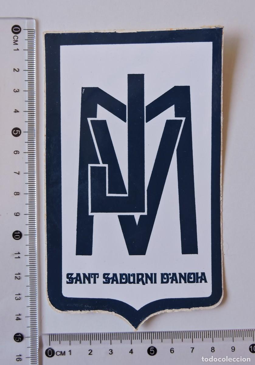 Pegatinas de colecci&oacute;n: PEGATINA MVJ, SANT SADURNI D'ANOIA, OLIMPIADAS BARCELONA, 15 X 10 CM, A&Ntilde;O 92 ... L6688