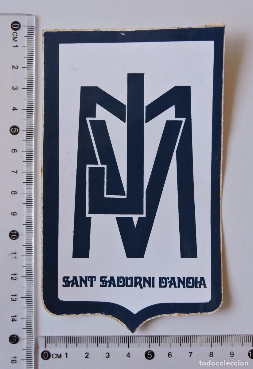 Pegatinas de colecci&oacute;n: PEGATINA MVJ, SANT SADURNI D'ANOIA, OLIMPIADAS BARCELONA, 15 X 10 CM, A&Ntilde;O 92 ... L6689