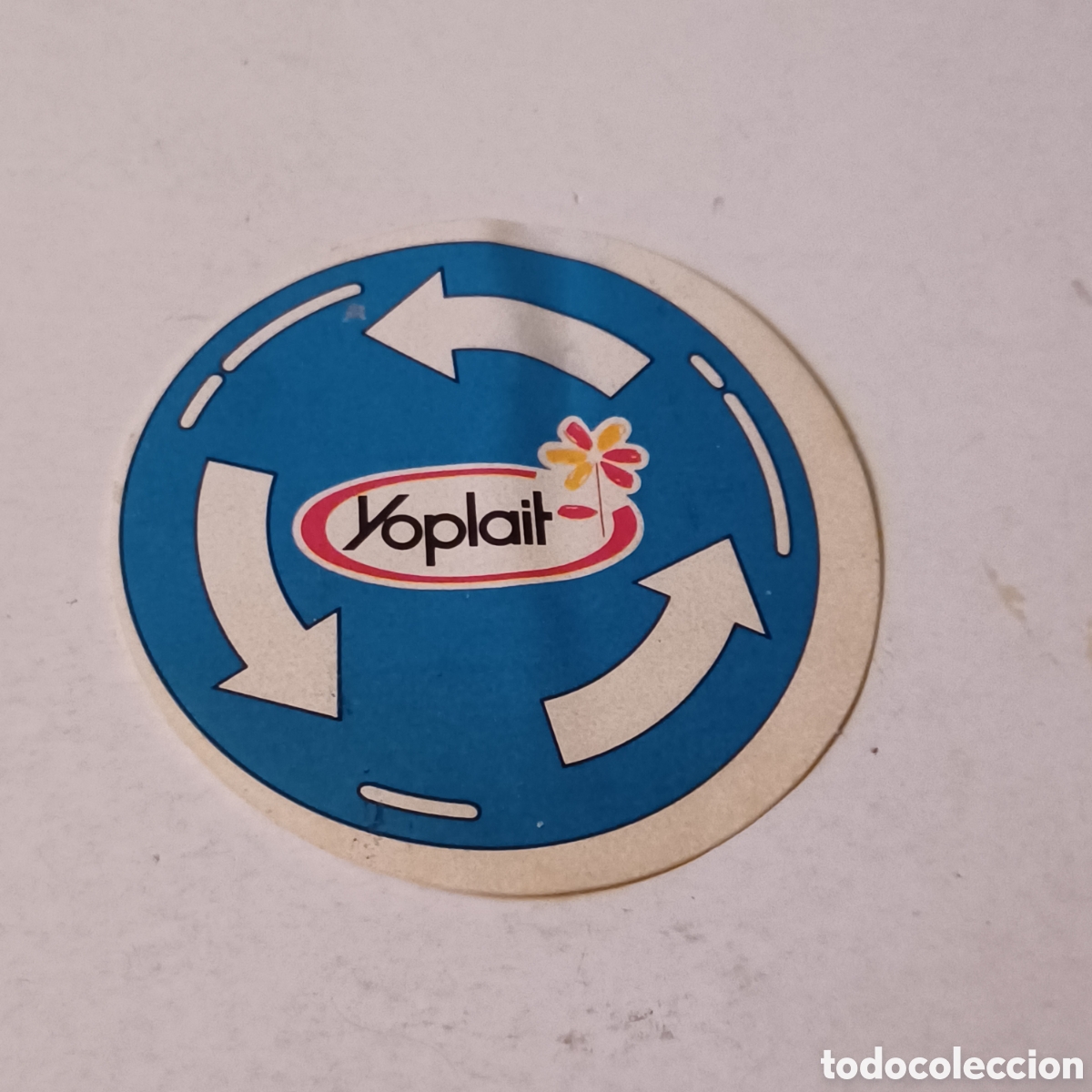 Pegatinas de colecci&oacute;n: Pegatina Yoplait a&ntilde;os 80 Biciyoplait circulaci&oacute;n obligatoria