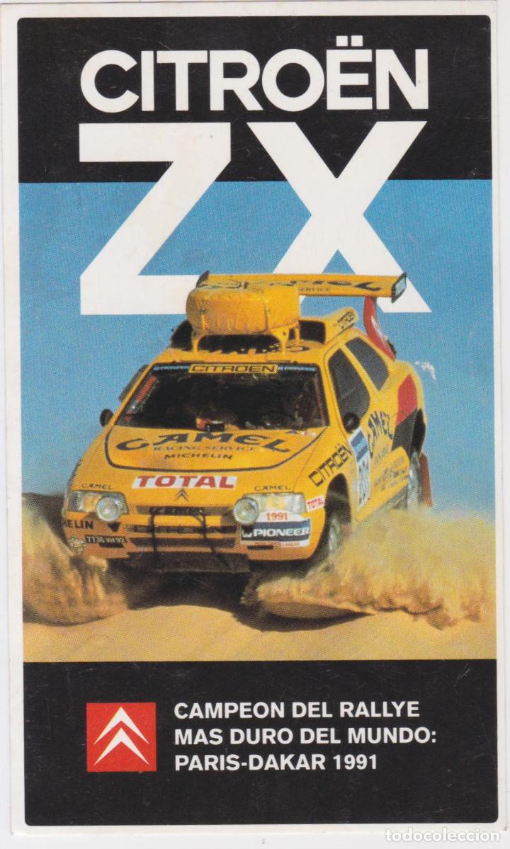Pegatinas de colecci&oacute;n: PEGATINA CITRO&Euml;N ZX - PARIS-DAKAR 1991 - (13,5X8)