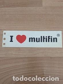Sammlung von Aufklebern: PEGATINA I LOVE MULTIFIN