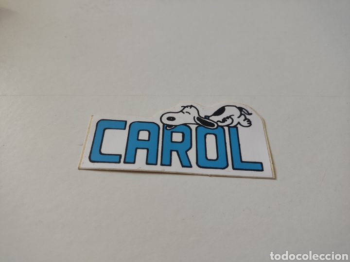 Pegatinas de colecci&oacute;n: Pegatina Carol perro - Foto 1