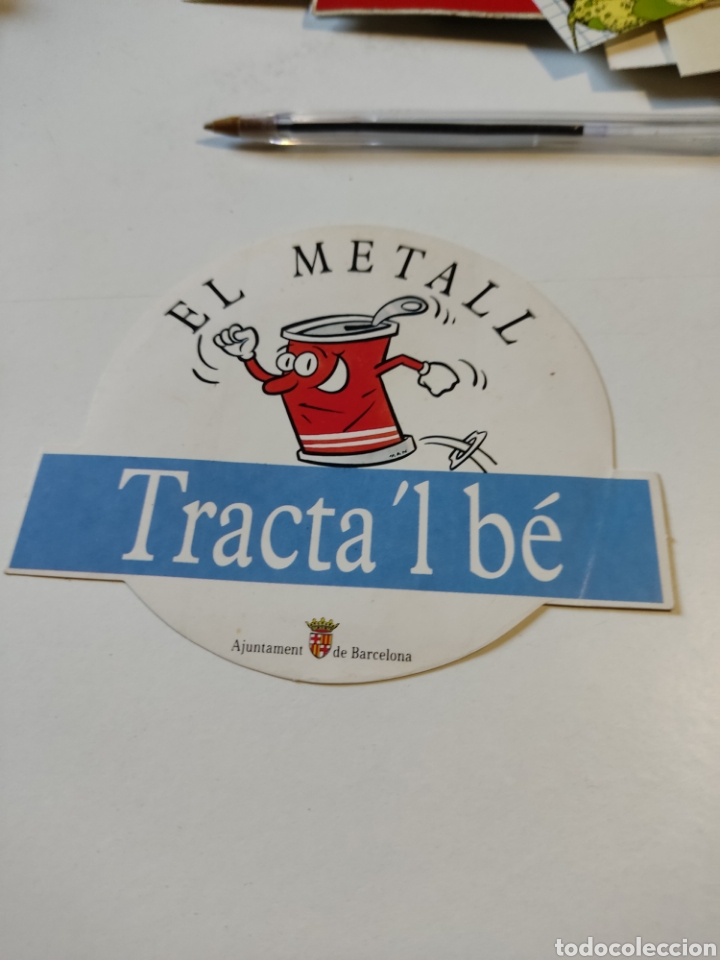 Pegatinas de colecci&oacute;n: Pegatina El metall tractal be, Barcelona