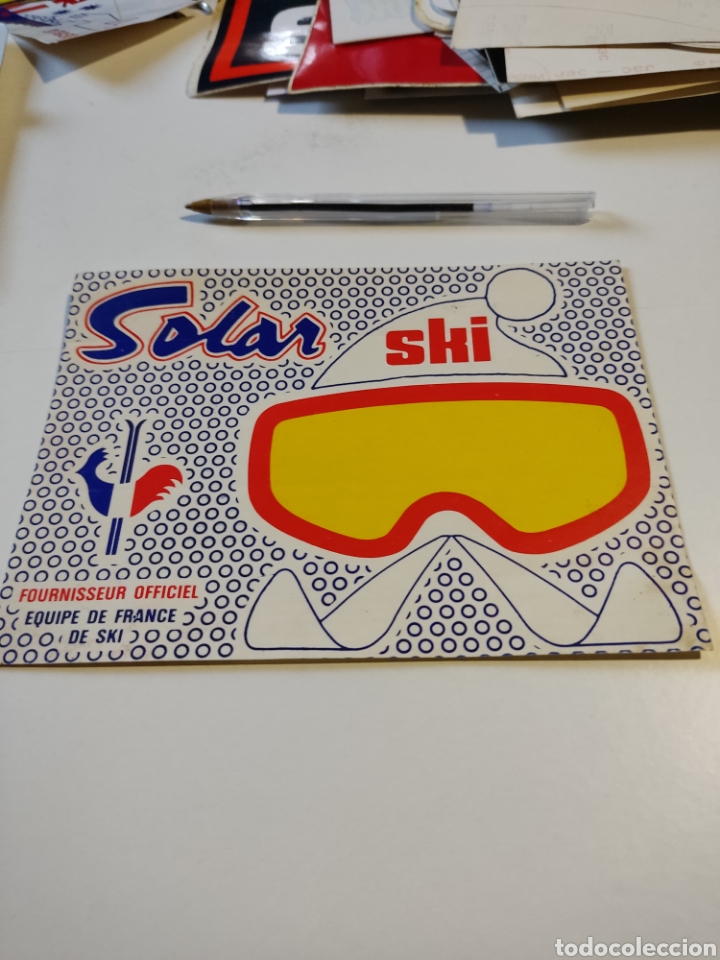Pegatinas de colecci&oacute;n: Pegatina solar ski equipe de France de ski