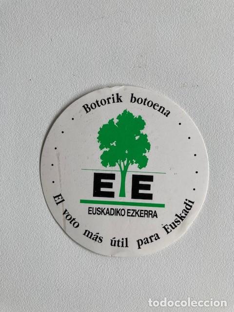 Pegatinas de colecci&oacute;n: PEGATINA BOTORIK BOTOENA EUSKADIKO EZKERRA EL VOTO M&Aacute;S UTIL PARA EUSKADI