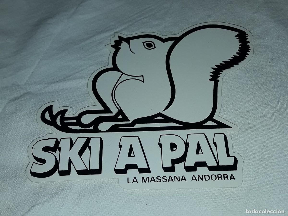 Pegatinas de colecci&oacute;n: Pegatina Ski a Pal La Massana Andorra