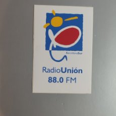 Pegatinas de colección: PEGATINA RADIO UNIÓN BARCELONA SUR CATALUNYA TV TELEVISIÓN