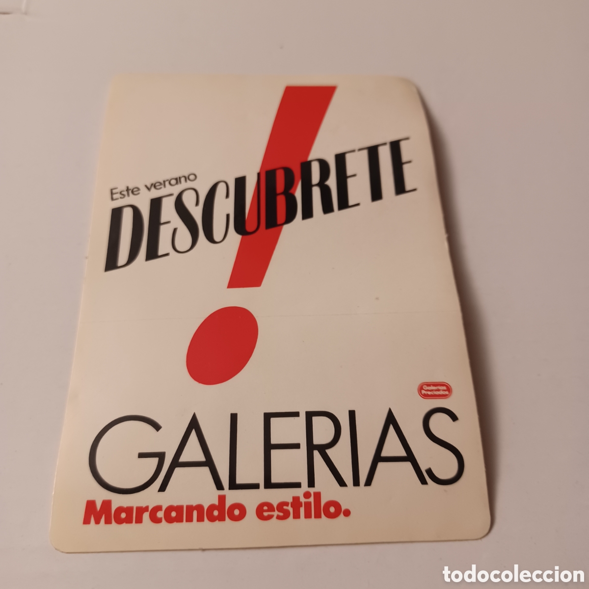 Pegatinas de colecci&oacute;n: Pegatina Adhesivo a&ntilde;os 80 Este Verano Descubrete Galer&iacute;as Marcando Estilo 12x8cm