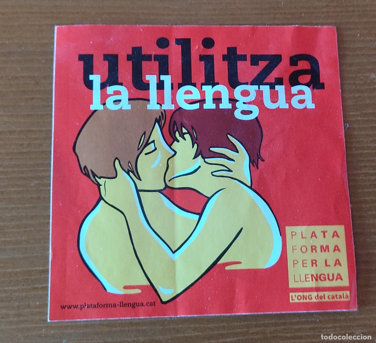 Pegatinas de colecci&oacute;n: Utilitza la Llengua( Plataforma per la llengua) - Foto 1