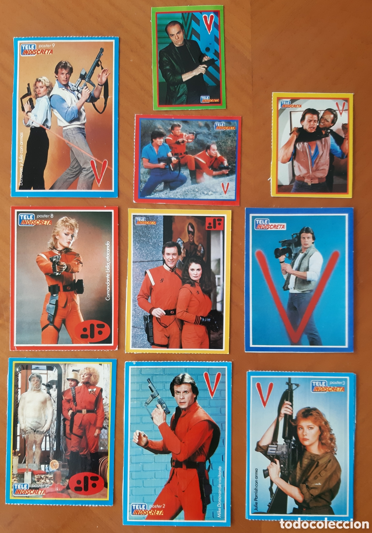 Sammlung von Aufklebern: Lote 10 pegatinas Tele Indiscreta V. R 2441
