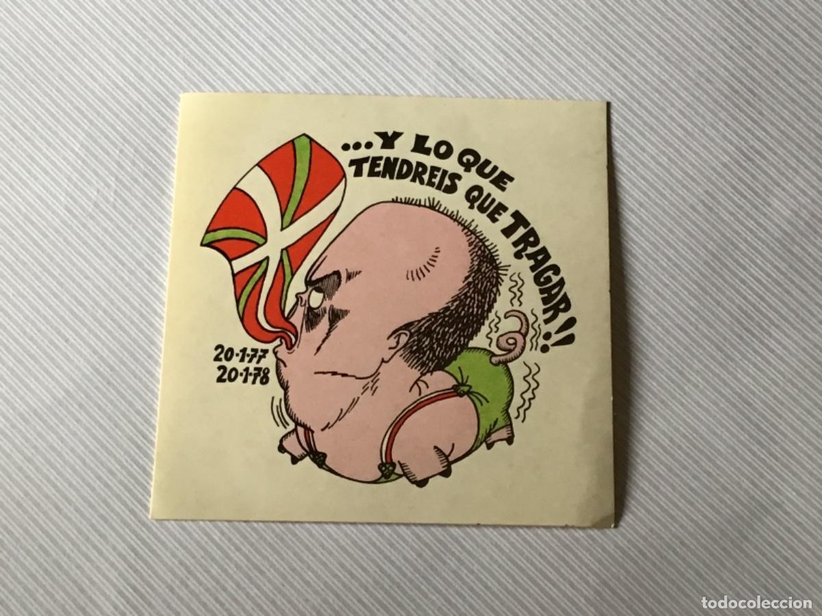 Sammlung von Aufklebern: Pegatina pol&iacute;tica