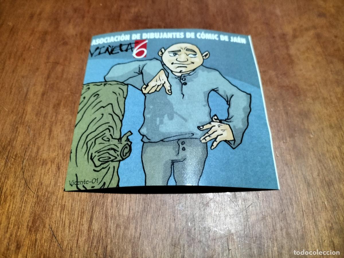 Pegatinas de colecci&oacute;n: ASOCIACI&Oacute;N COMIC DE JA&Eacute;N. VI&Ntilde;ETA. PEGATINA. SIN USO. EXCELENTE ESTADO. DIFICIL. C-3