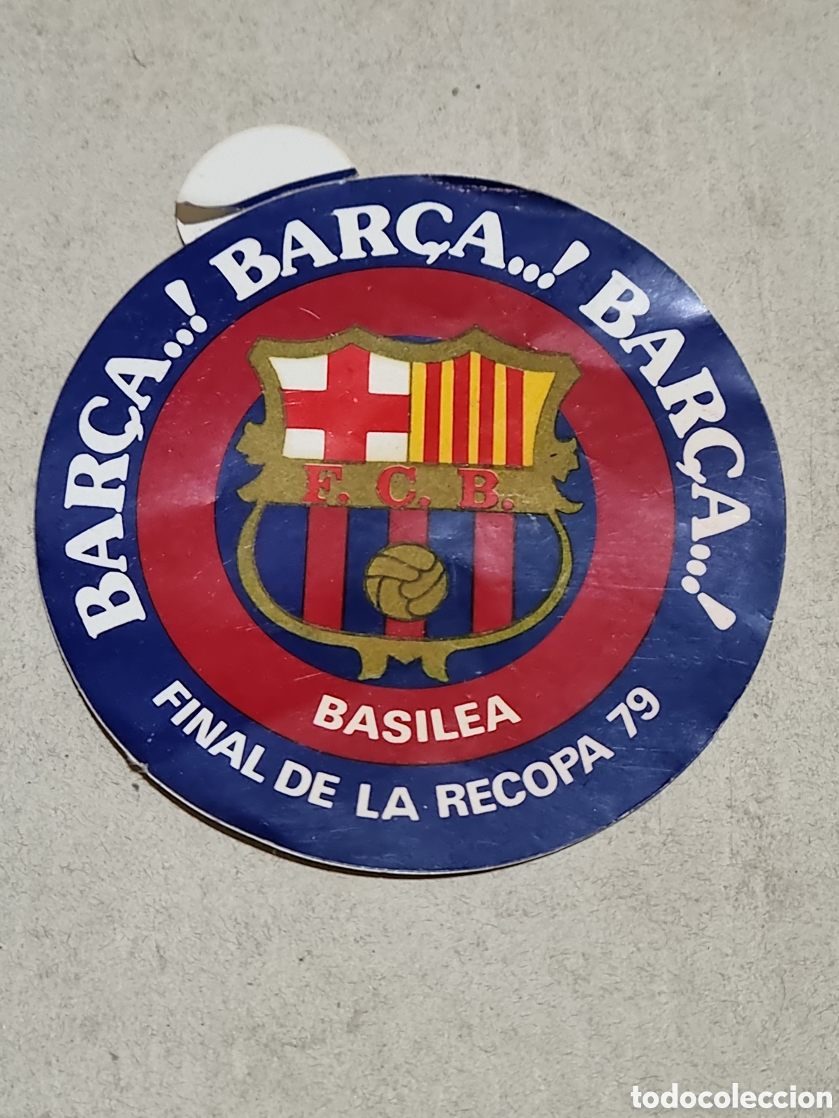 Sammlung von Aufklebern: PEGATINA BAR&Ccedil;A - BASILEA FINAL DE LA RECOPA 1979