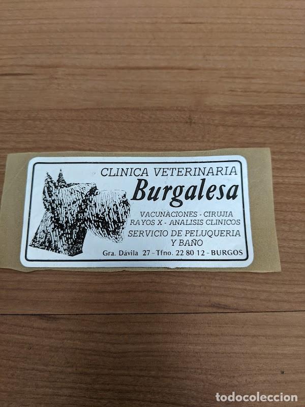 Sammlung von Aufklebern: PEGATINA CL&Iacute;NICA VETERINARIA BURGALESA