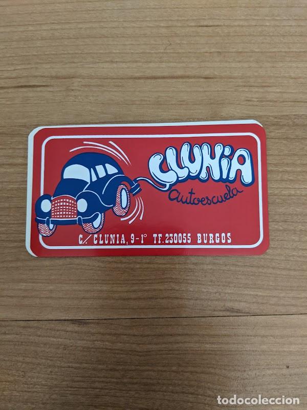 Sammlung von Aufklebern: PEGATINA AUTOESCUELA CLUNIA