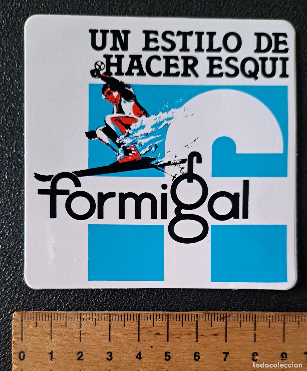 Pegatinas de colecci&oacute;n: PEGATINA SKI FORMIGAL A&Ntilde;OS 70-80 VINTAGE ORIGINAL