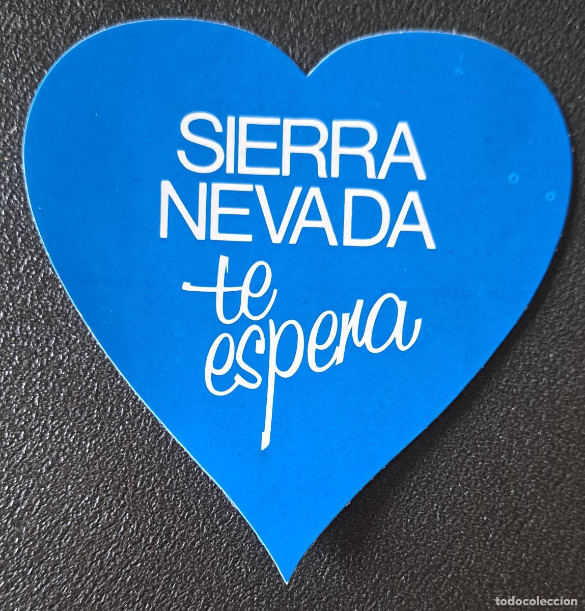 Pegatinas de colecci&oacute;n: PEGATINA SKI SIERRA NEVADA A&Ntilde;OS 70-80 VINTAGE ORIGINAL