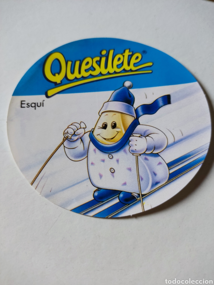Pegatinas de colecci&oacute;n: Pegatina Quesilete esqu&iacute; - Foto 1