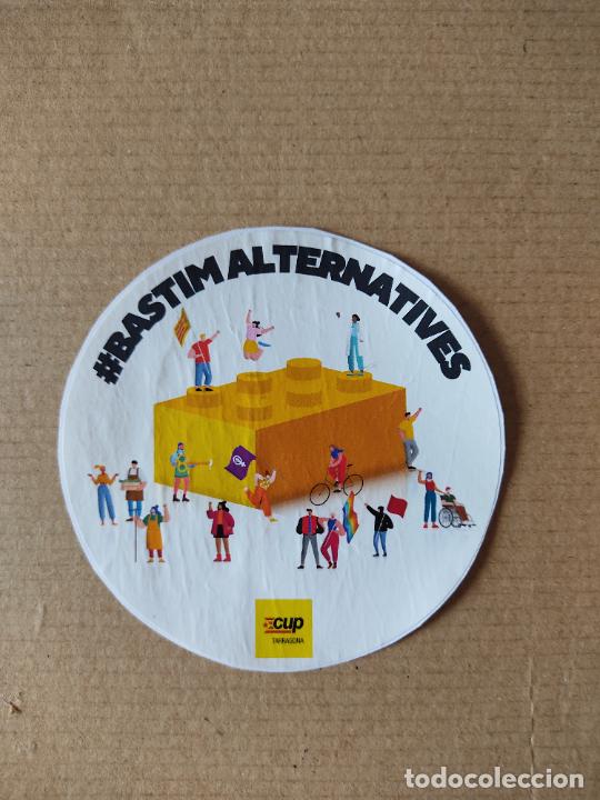 Autocolantes de cole&ccedil;&atilde;o: PEGATINA ADHESIVO PUBLICIDAD POL&Iacute;TICA CATAL&Aacute;N CUP TARRAGONA BASTIM ALTERNATIVES MIDE 9,6 CM DI&Aacute;METRO