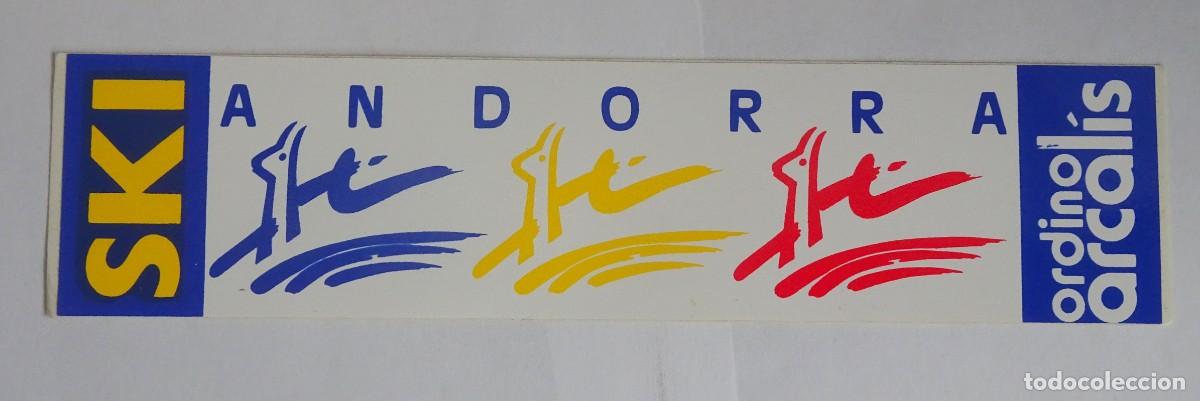 Pegatinas de colecci&oacute;n: ADHESIVO PEGATINA ,SKI ORDINO ARCAL&Iacute;S, ANDORRA, VER FOTOS