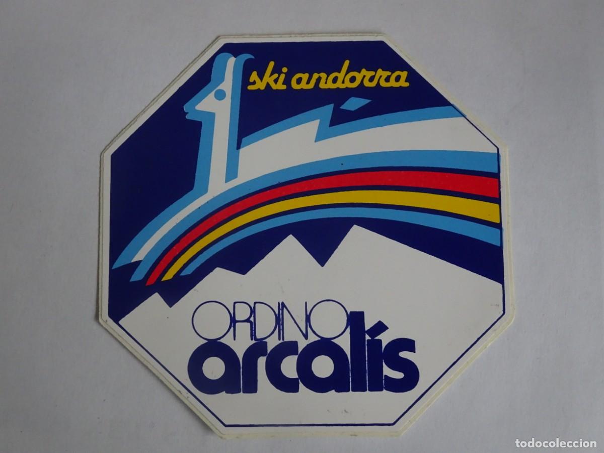 Pegatinas de colecci&oacute;n: ADHESIVO PEGATINA ,SKI ORDINO ARCAL&Iacute;S, ANDORRA, VER FOTOS