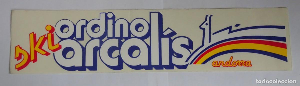 Pegatinas de colecci&oacute;n: ADHESIVO PEGATINA ,SKI ORDINO ARCAL&Iacute;S, ANDORRA, VER FOTOS