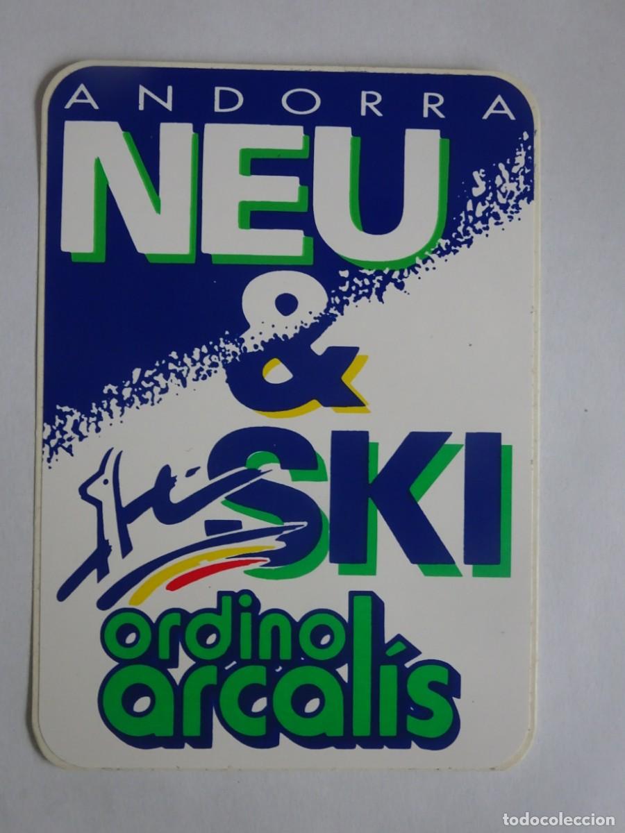 Pegatinas de colecci&oacute;n: ADHESIVO PEGATINA ,SKI ORDINO ARCAL&Iacute;S, ANDORRA, VER FOTOS