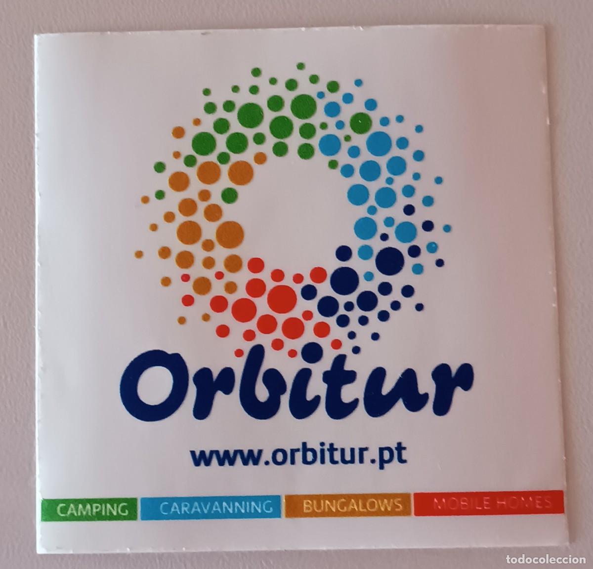 Pegatinas de colecci&oacute;n: Pegatina Orbitur, Camping- caravaning ,Bungalows
