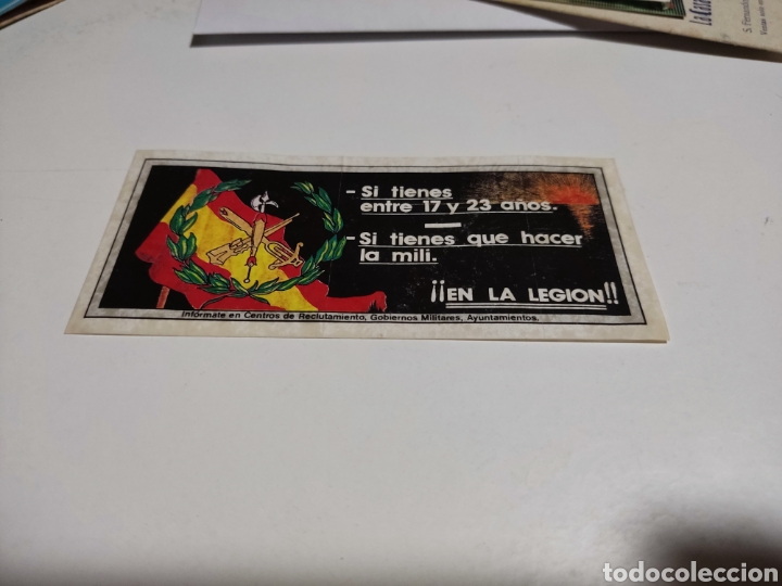 Pegatinas de colecci&oacute;n: Pegatina si tienes que hacer la Mili en la Legi&oacute;n