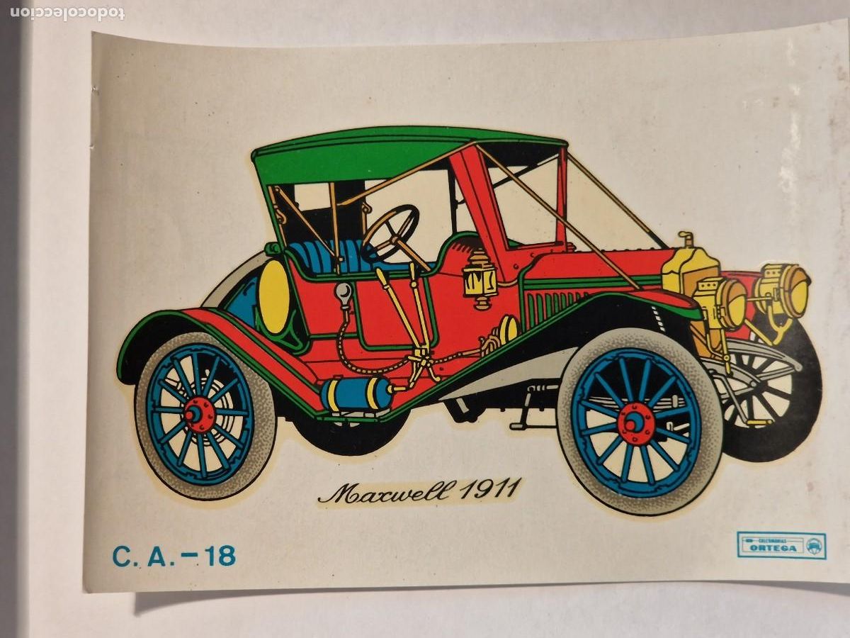 Pegatinas de colecci&oacute;n: COCHES ANTIGUOS PEGATINAS CALCOMANIAS
