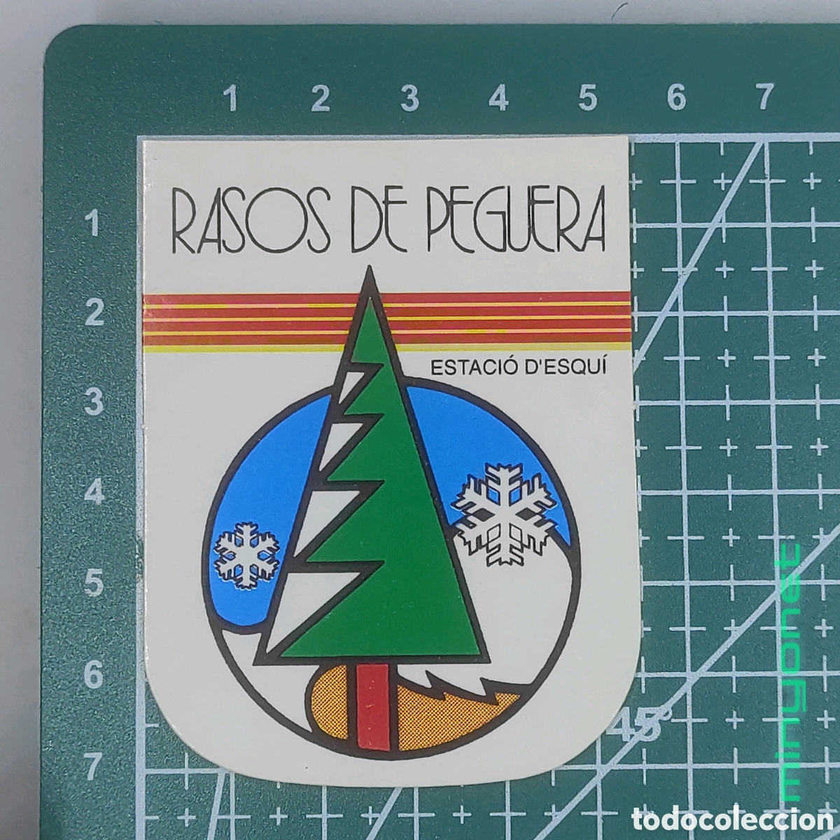 Pegatinas de colecci&oacute;n: Pegatina Rasos de Peguera estaci&oacute; d'esqu&iacute; - ski