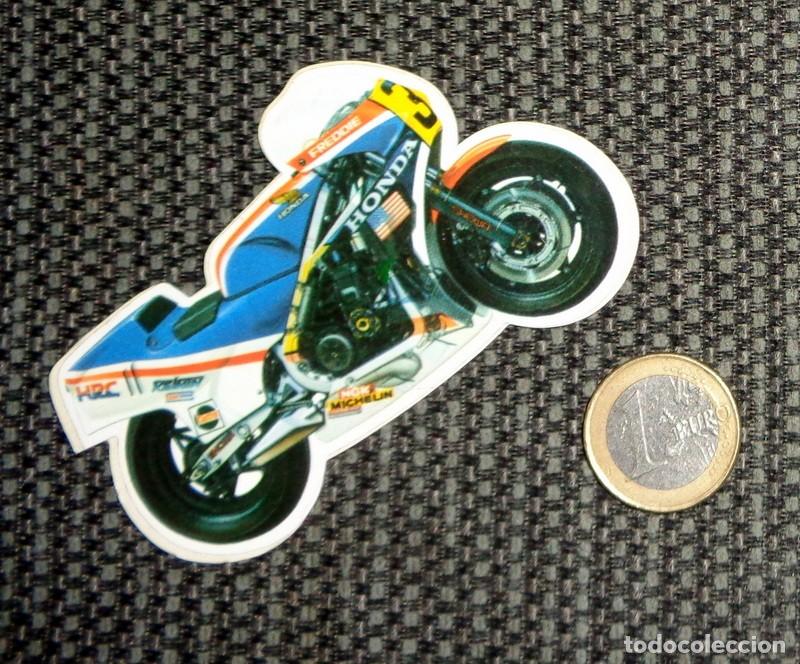 Pegatinas de colecci&oacute;n: CROMO ANTIGUO A&Ntilde;OS 80 TROQUELADO MOTOS MOTO HONDA NSR SPENCER. PEGATINA. ADHESIVO MOTORISMO
