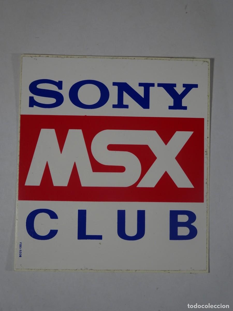 Pegatinas de colecci&oacute;n: ADHESIVO, PEGATINA, PUBLICIDAD, SONY MSN CLUB, VER FOTOS