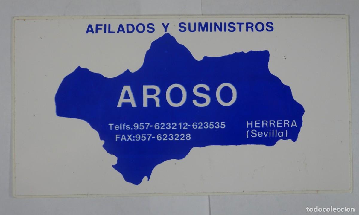 Pegatinas de colecci&oacute;n: ADHESIVO, PEGATINA, PUBLICIDAD, AFILADOS Y SUMINISTROS ,AROSO, SEVILLA, VER FOTOS
