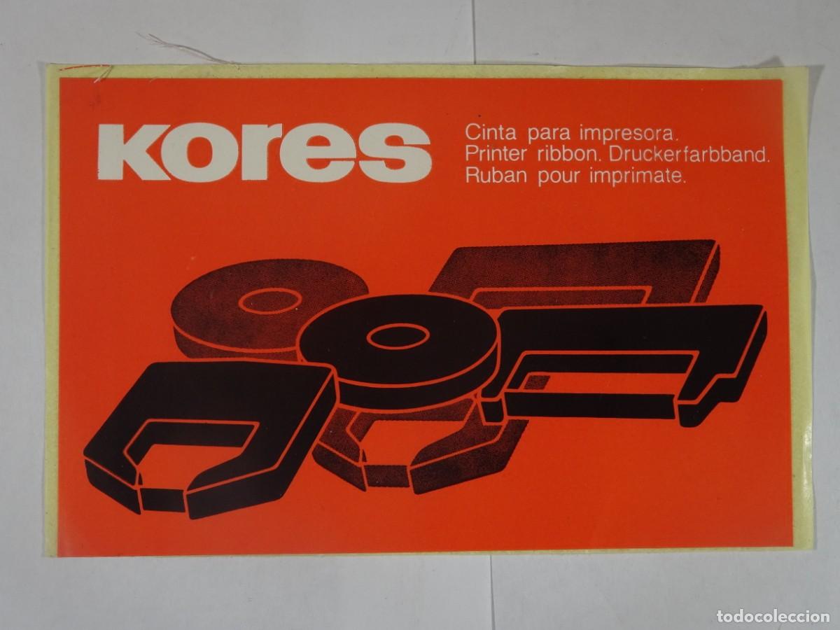 Pegatinas de colecci&oacute;n: PEGATINA ADHESIVO, PUBLICIDAD, KORES, VER FOTOS