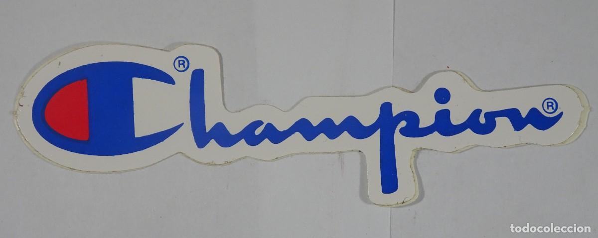 Pegatinas de colecci&oacute;n: PEGATINA ADHESIVO, PUBLICIDAD, CHAMPION, VER FOTOS