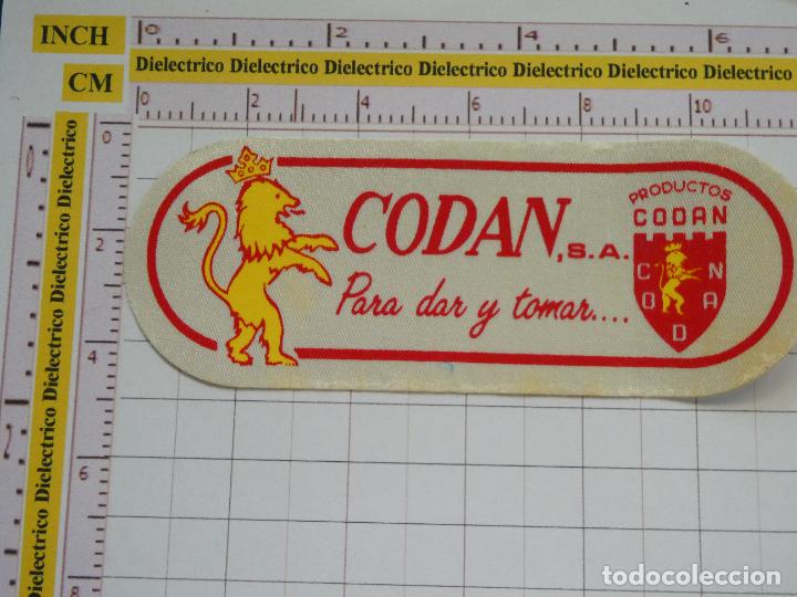 Pegatinas de colecci&oacute;n: PEGATINA DE PRODUCTOS CODAN PASTELITOS CHOCOLATINAS MAGDALENAS. 252