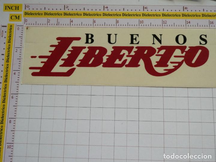 Collection stickers: PEGATINA DE MARCAS DE ROPA. BUENOS LIBERTO. 253