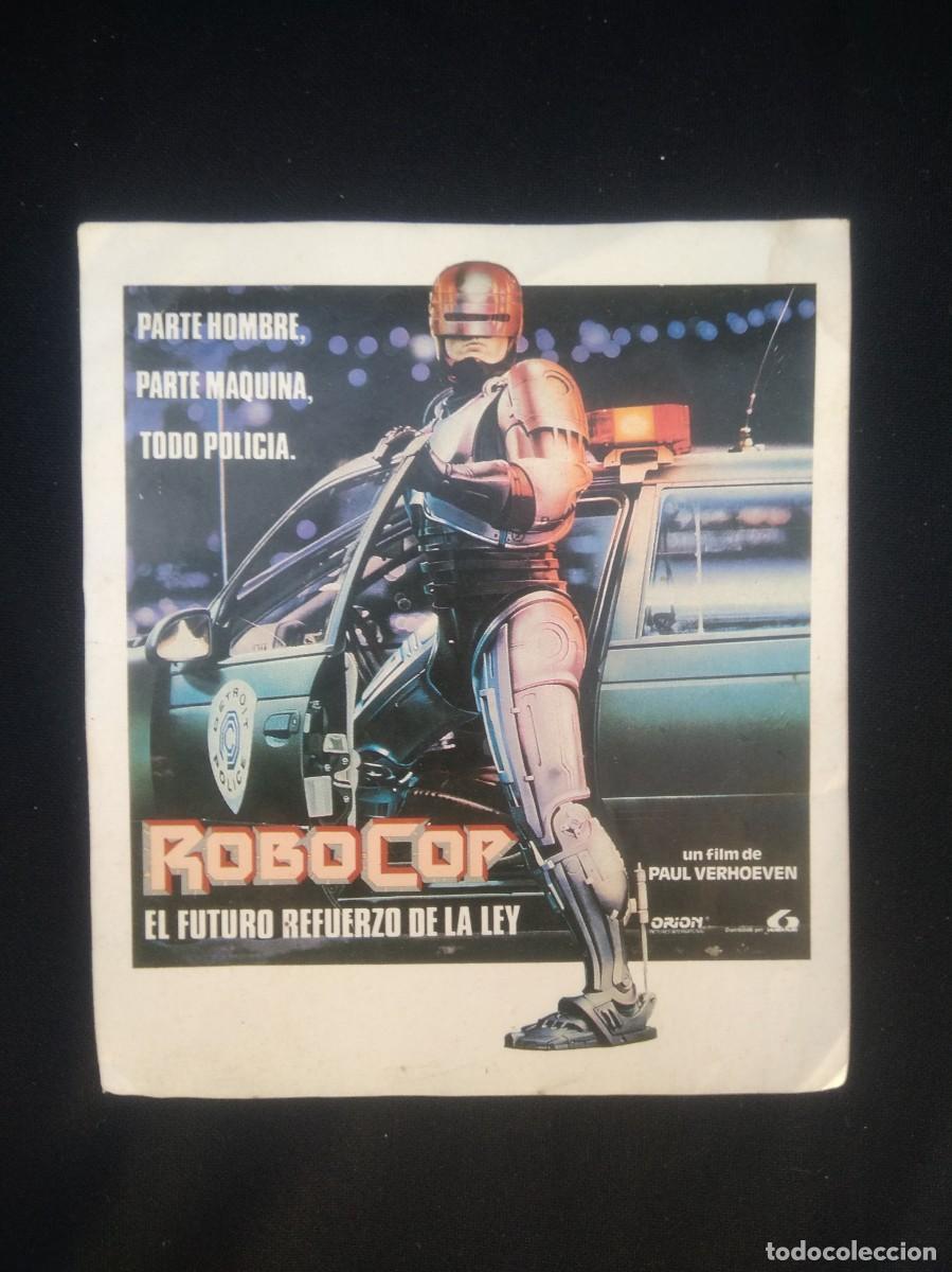 Pegatinas de colecci&oacute;n: Pegatina Robocop el futuro refuerzo de la ley