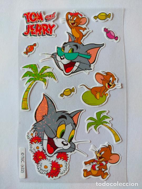 Pegatinas de colecci&oacute;n: HOJA DE PEGATINAS - TOM Y JERRY